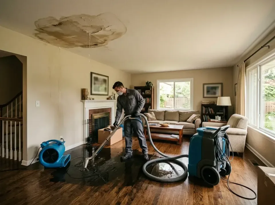 attic-pipe-burst-ceiling-drip-008 — frequently asked questions, Water Damage Restoration & Carpet Care in Warrenville, IL